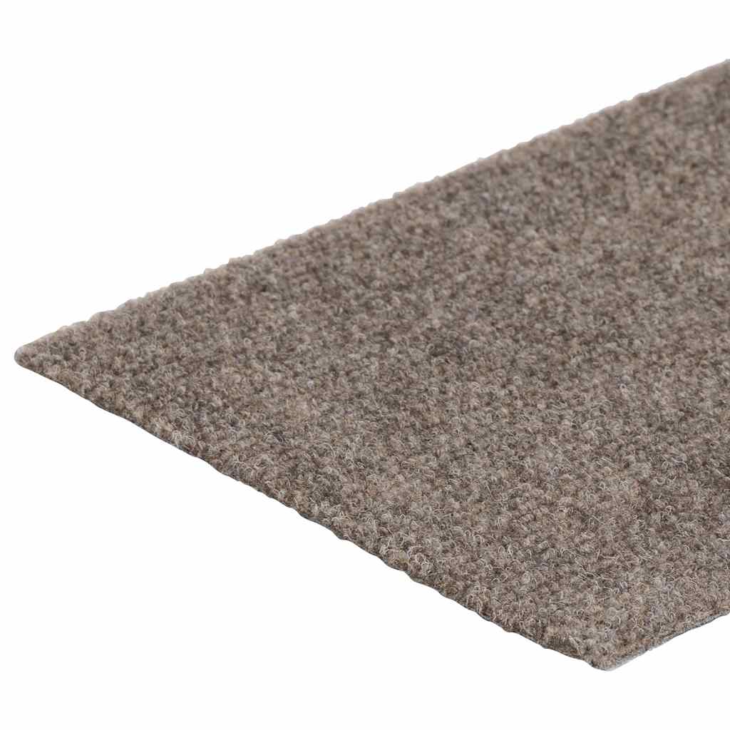 Stufenmatten Selbstklebend 15 Stk. 60x25 cm Hellbraun Rechteckig