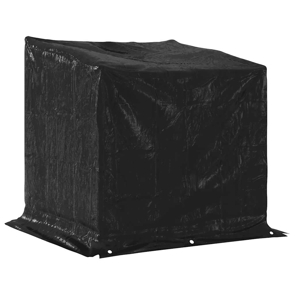 Brennholzregal mit Regenschutz 100,5x40,5x110,5 cm