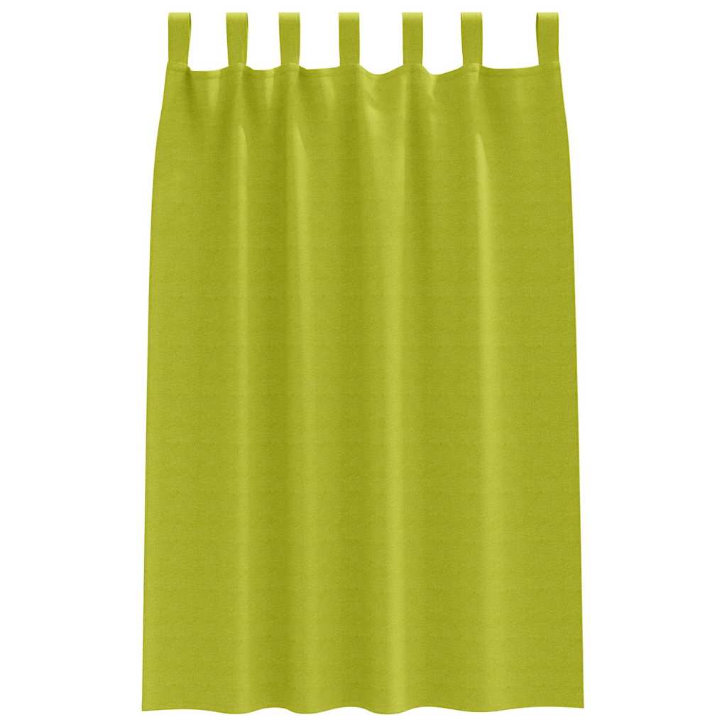 Verdunkelungs-Vorhänge mit Ringen 2 pcs Beige 140 x 140 cm