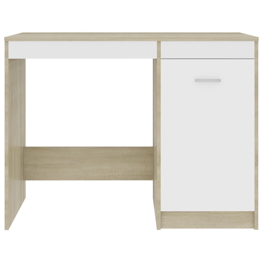 Schreibtisch Weiß 100×50×76 cm Holzwerkstoff