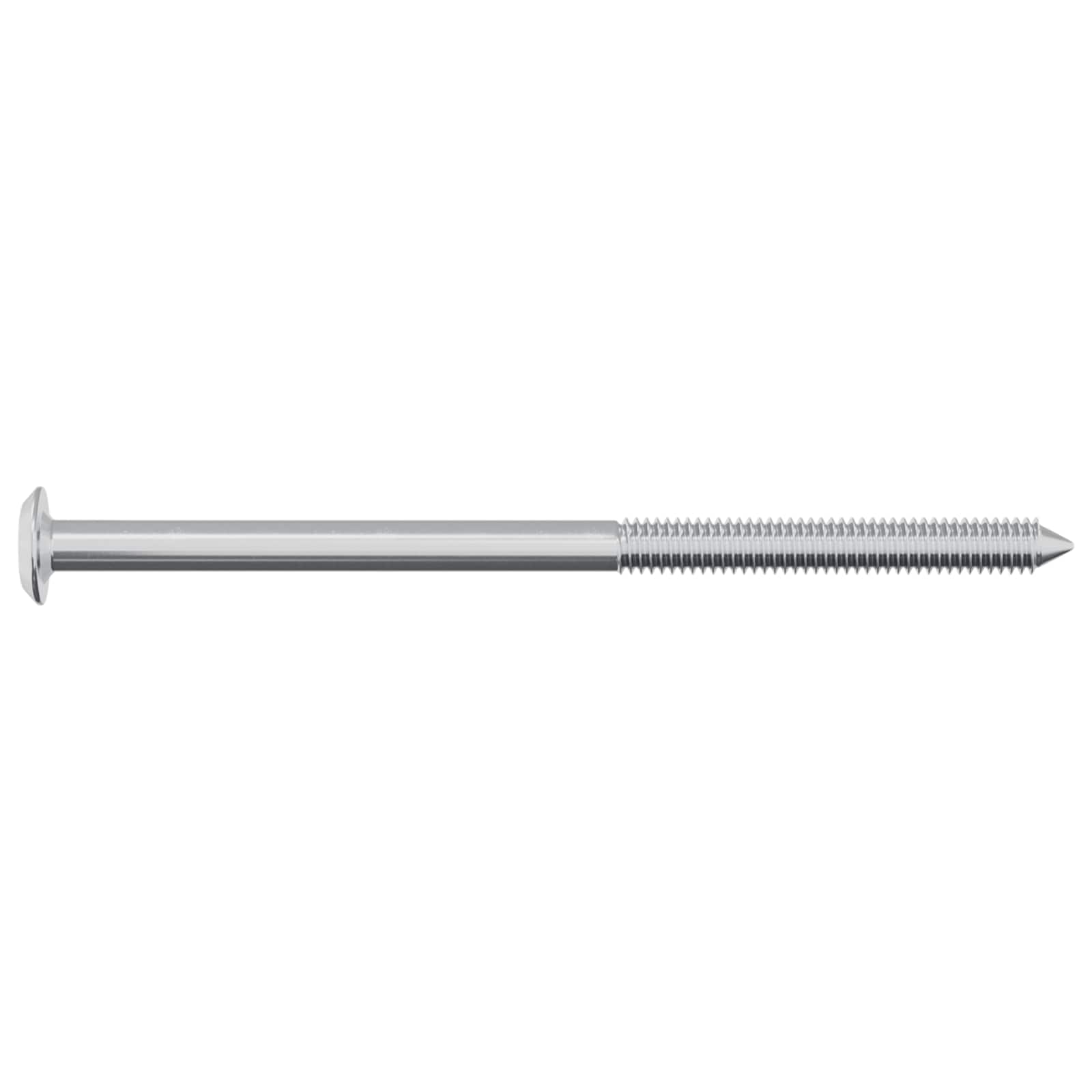 Schraube 2 pcs Silber M6 x 50 mm Stahl