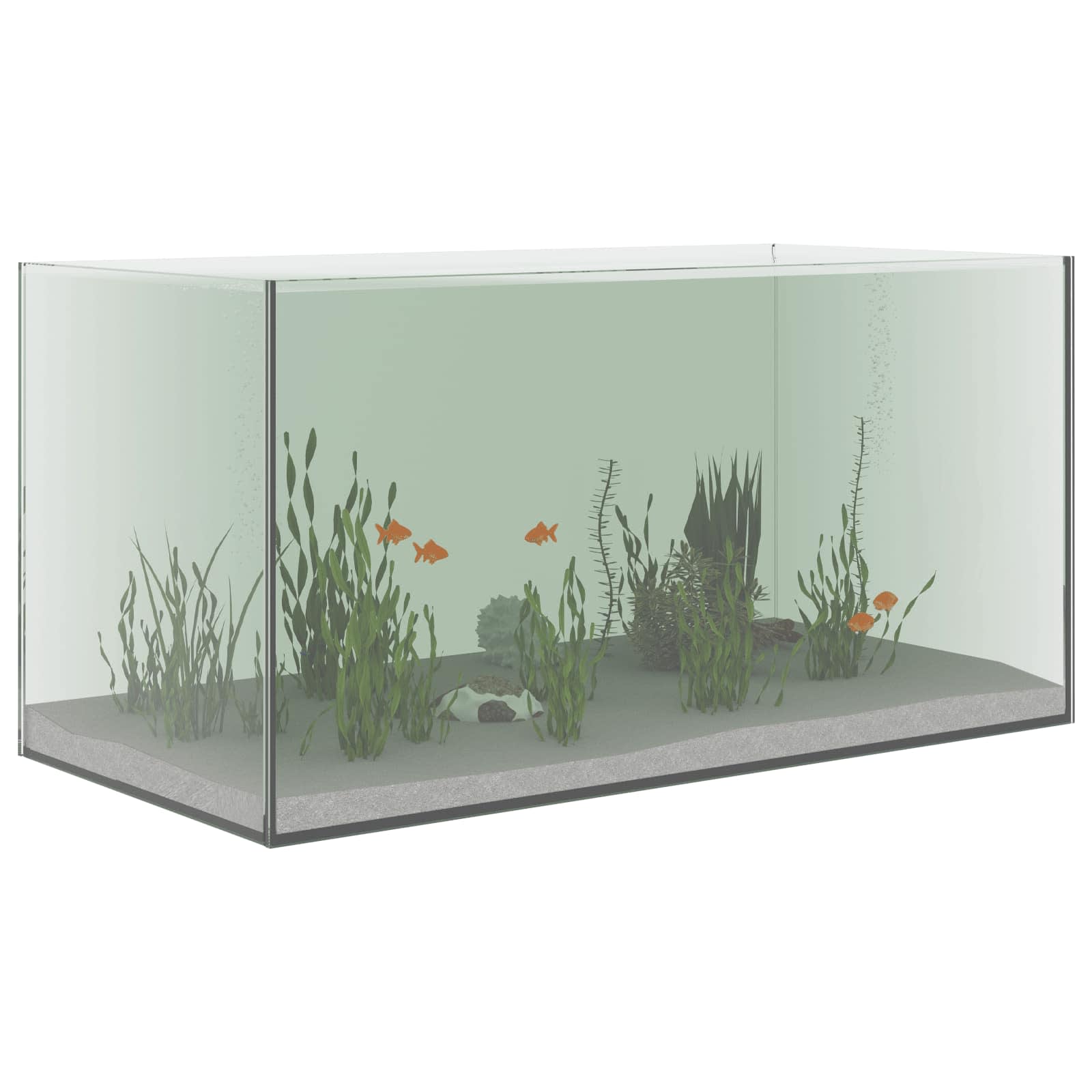 Aquarium mit Speicher Transparent 30 x 20 x 20 cm Glas