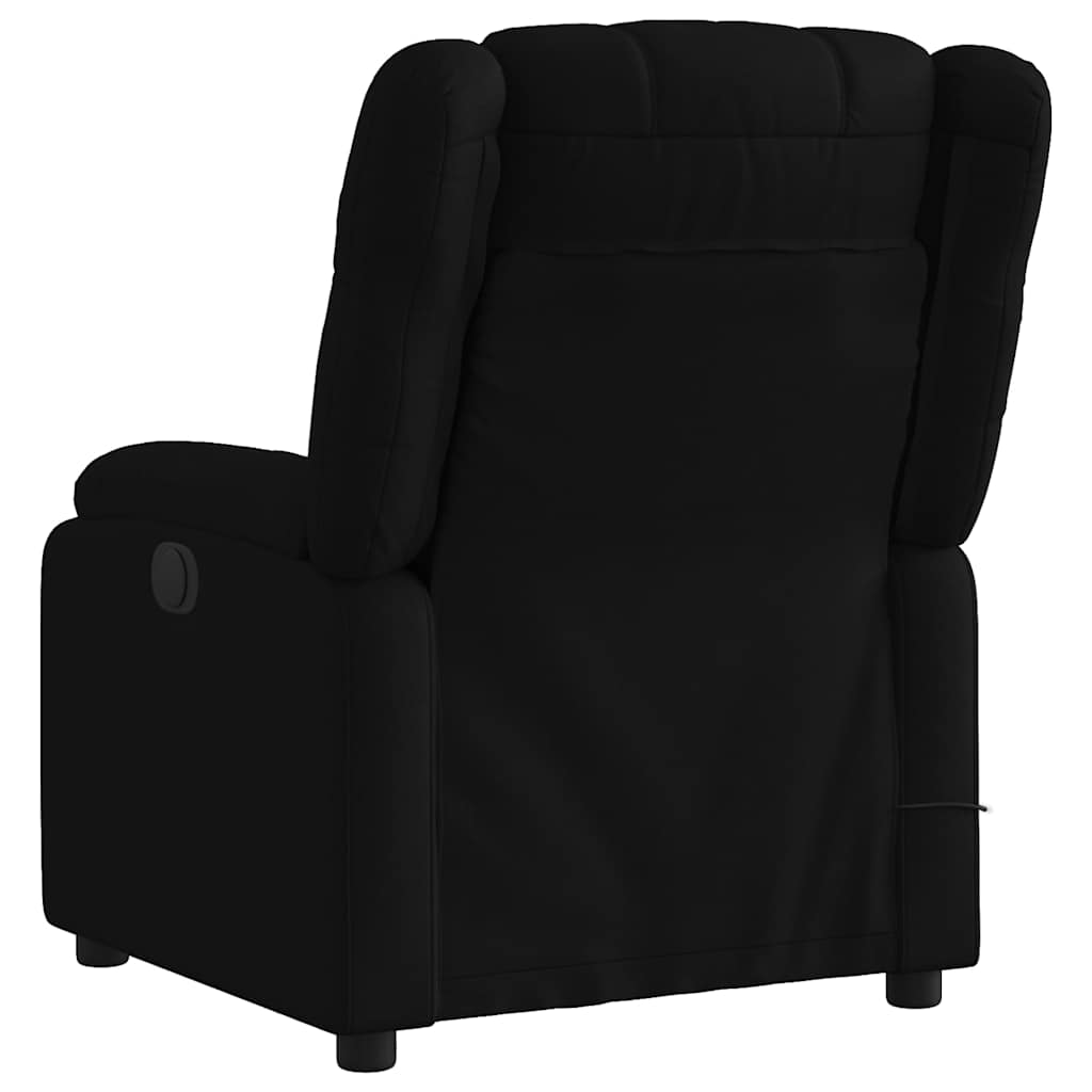 Massage-Relaxsessel, hellgrauer Stoff