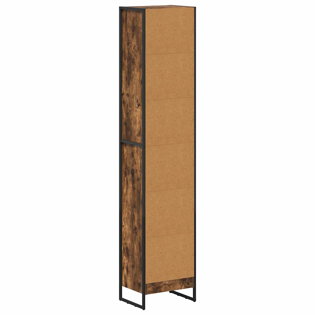 Bücherregal 2 pcs Schwarz Eichen-Optik 60 x 30 x 189,5 cm
