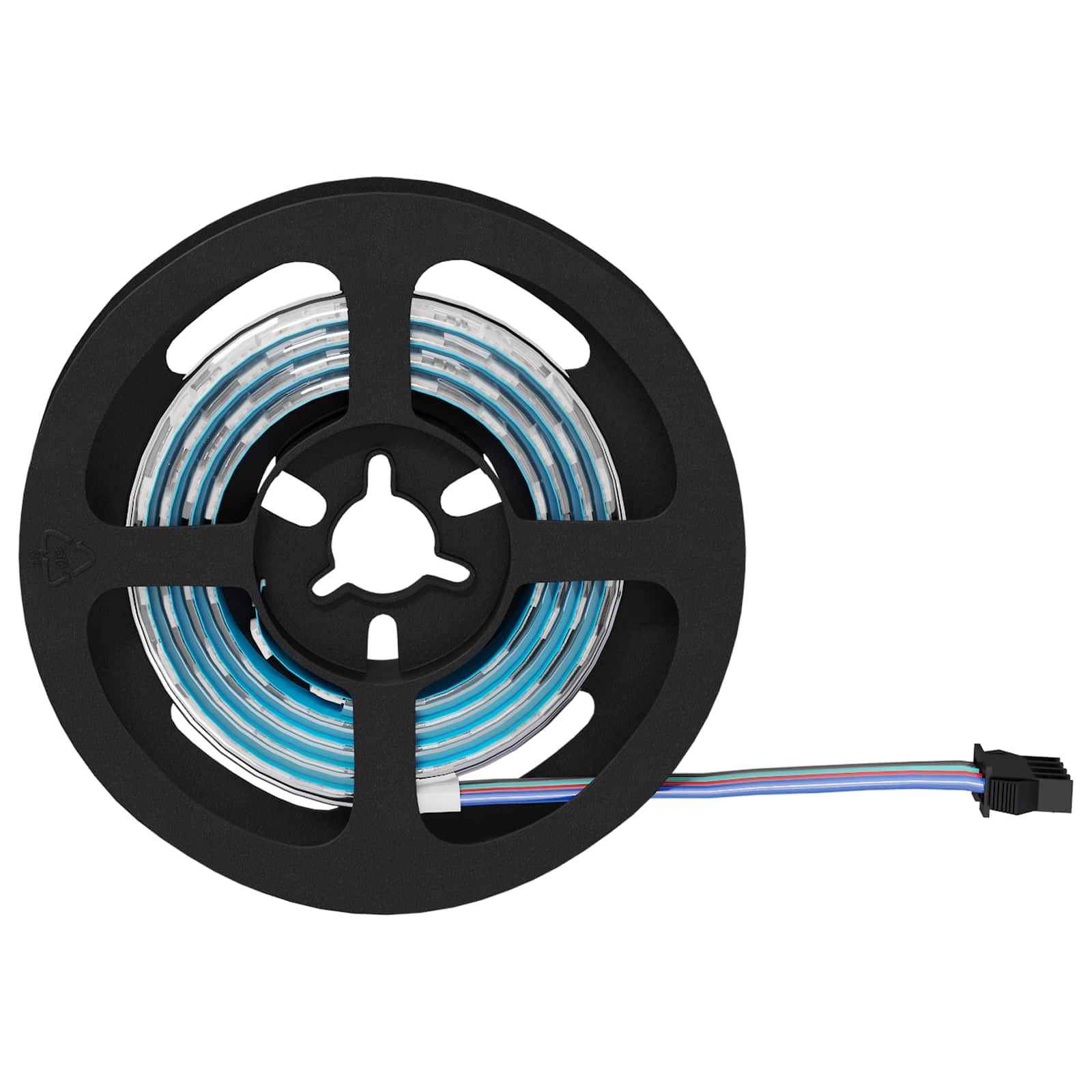 LED Streifen 2 pcs Schwarz und Transparent 3000 mm