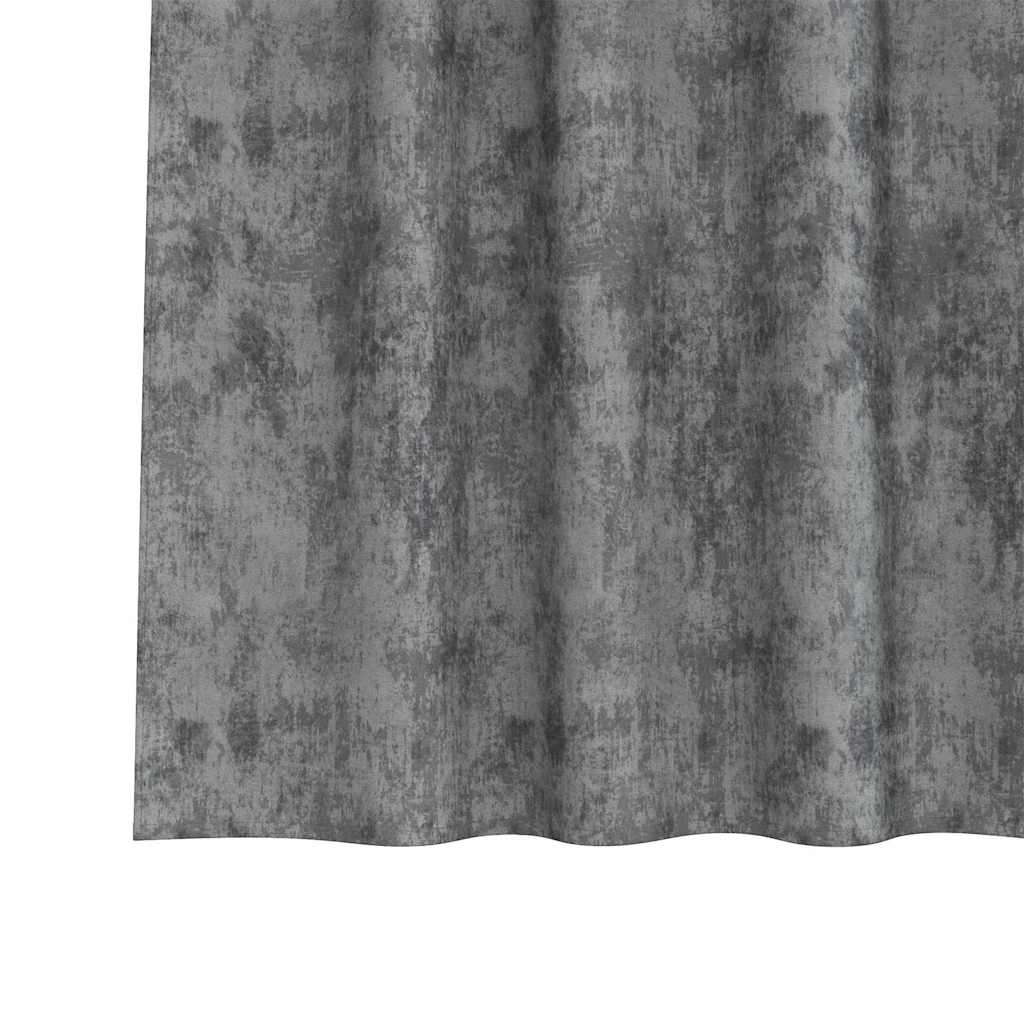 Samtvorhänge mit Vorhängen 2 pcs Weinrot 140 x 140 cm Samt