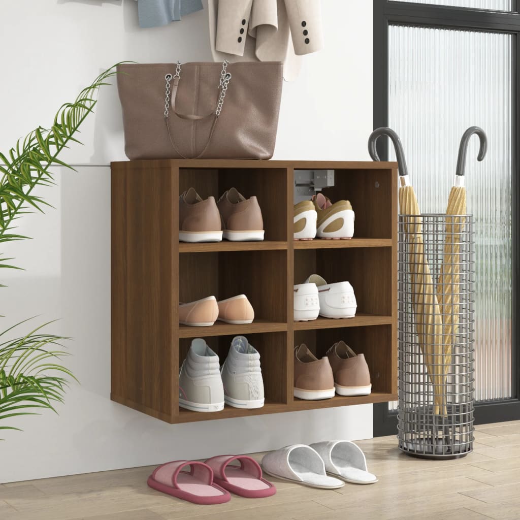 Schuhregale 2 Stk. Weiß 52,5x30x50 cm