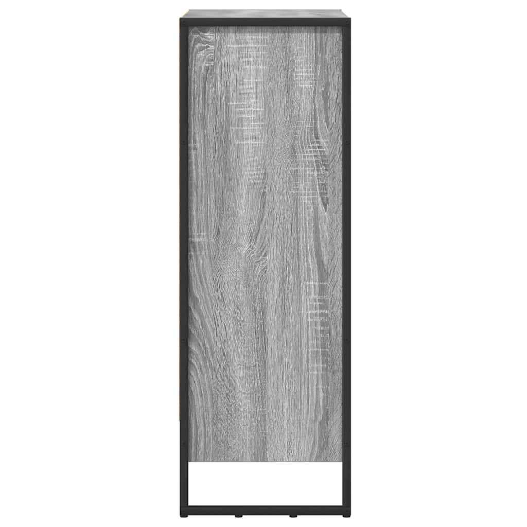 Bücherregal 2 pcs Schwarz Eichen-Optik 60 x 30 x 189,5 cm