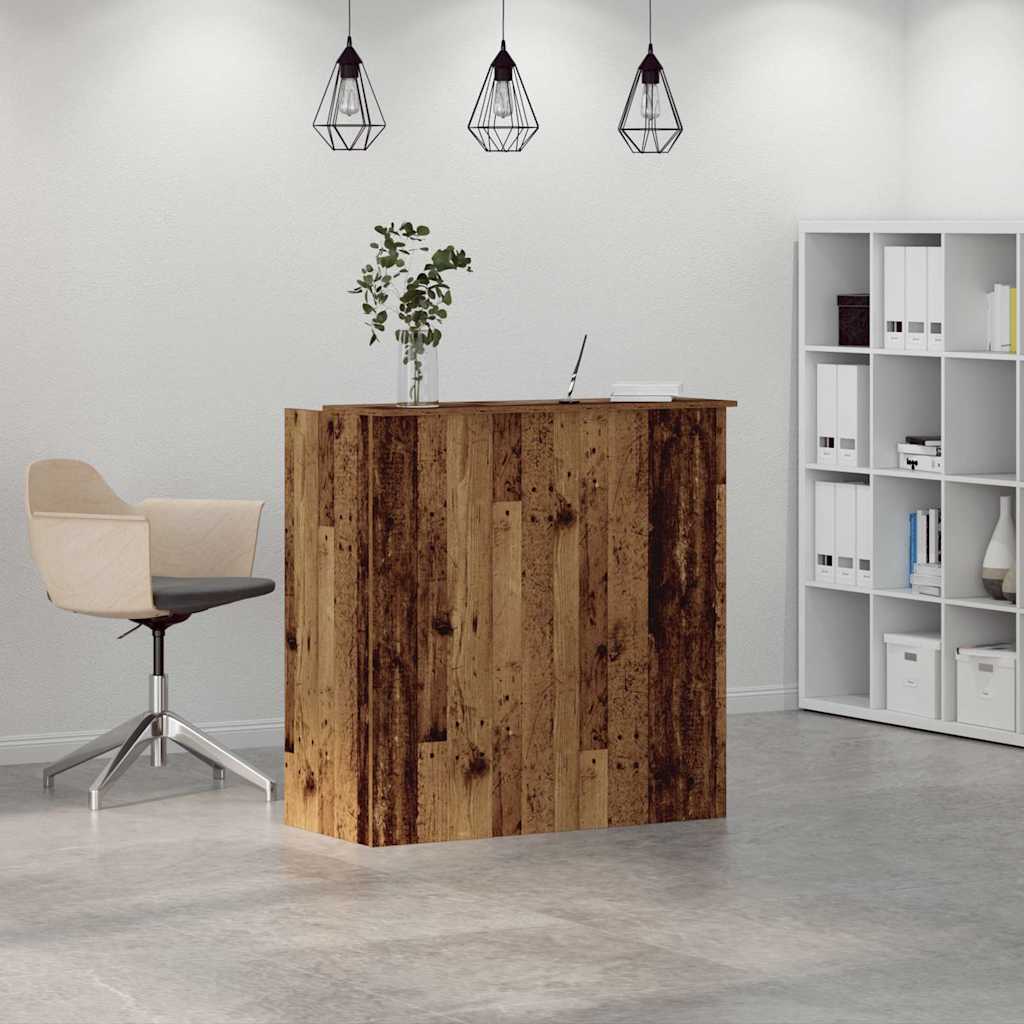Empfangstresen Weiß 100 x 50 x 103,5 cm Holzwerkstoff