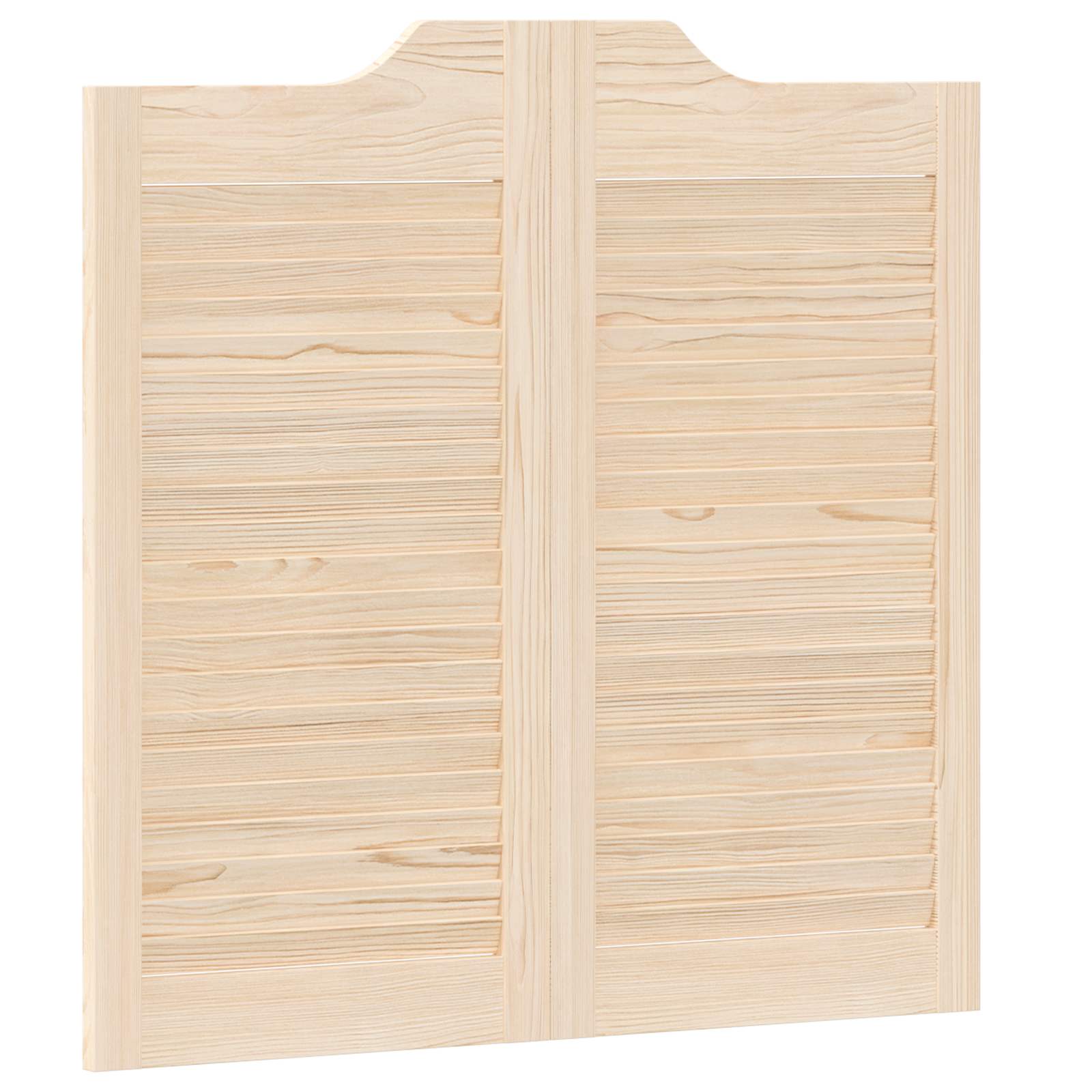 Schwingtüren Natur 80 x 40 cm Massives Kiefernholz