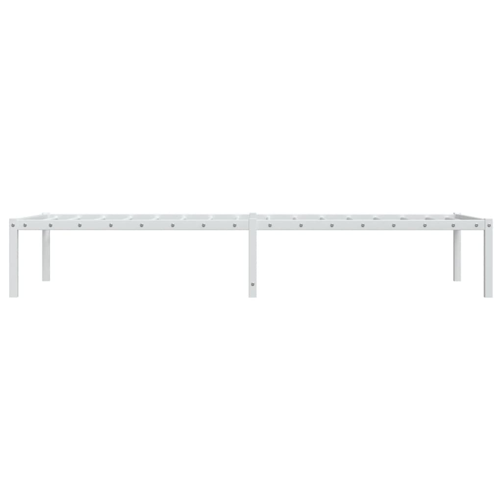 Bettgestell Metall Schwarz 75x190 cm