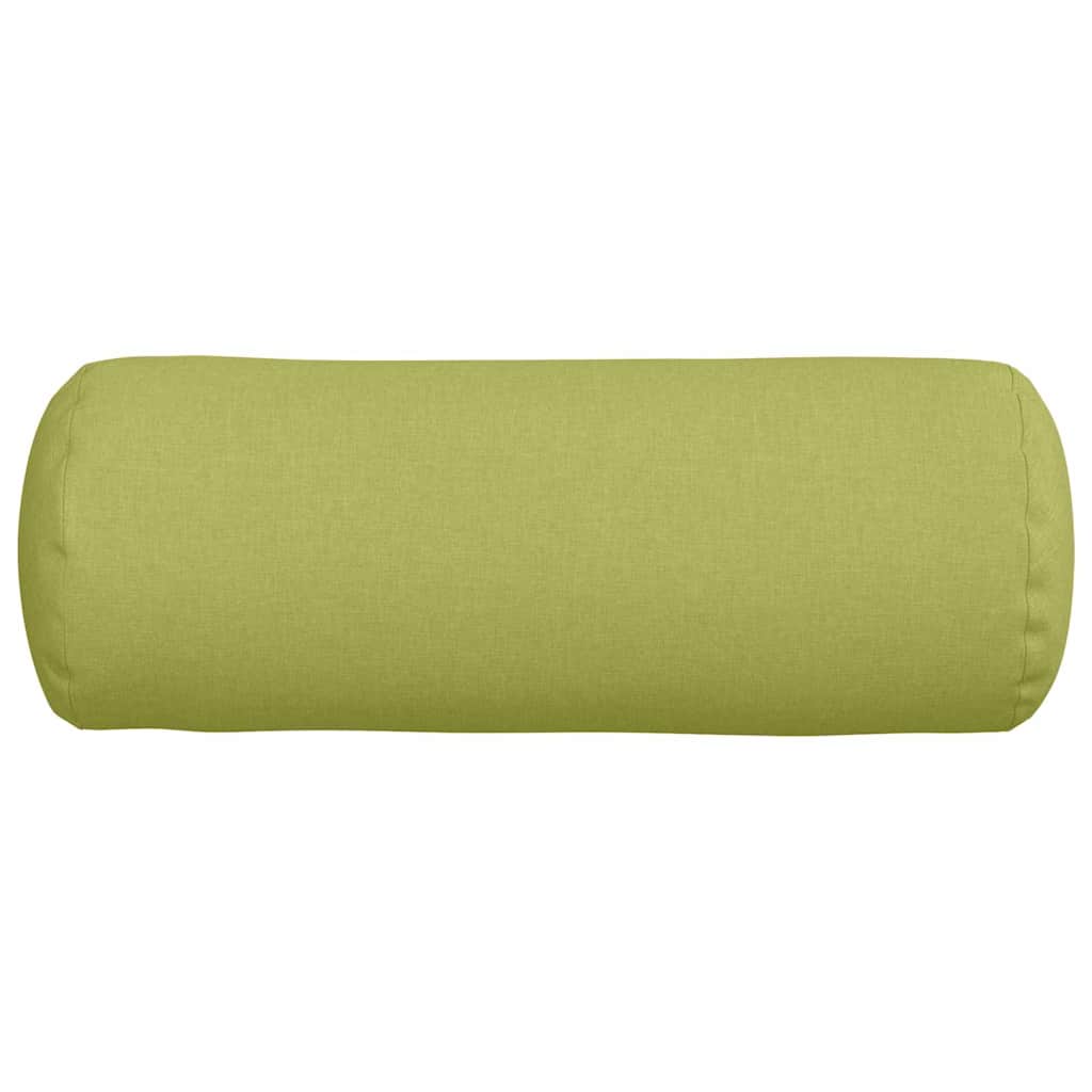 Bolsterkissen 2 Stück Hellgrau Ø 15 x 40 cm Stoff