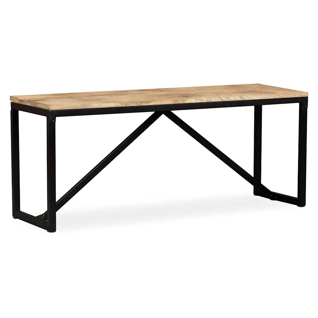 Sitzbank Massivholz 110x35x45 cm