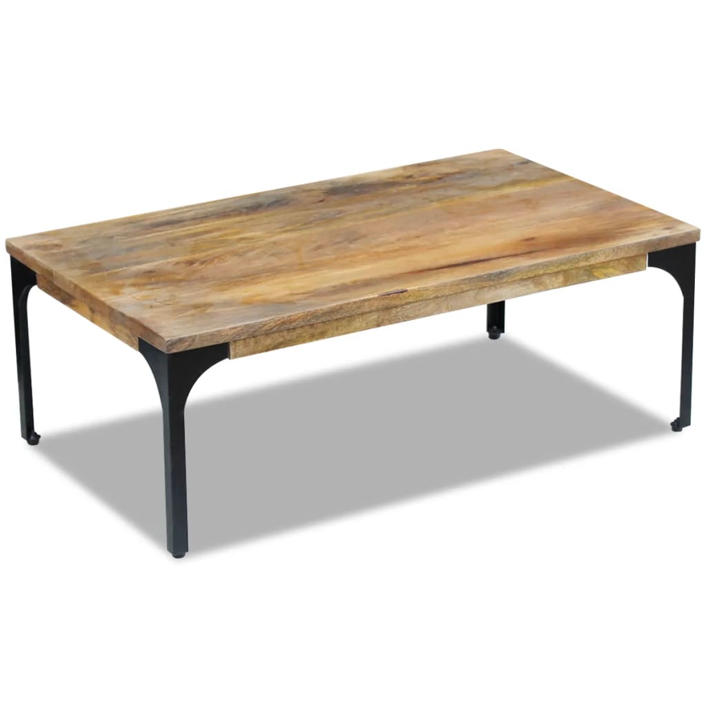 Couchtisch 100x55x35 cm Massivholz Mango