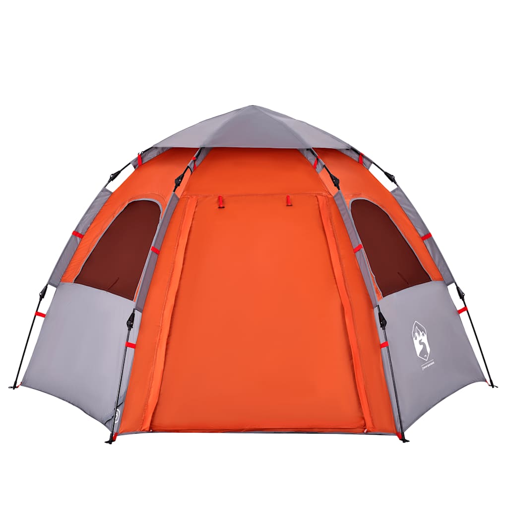 Campingzelt 4 Personen Grün Quick Release