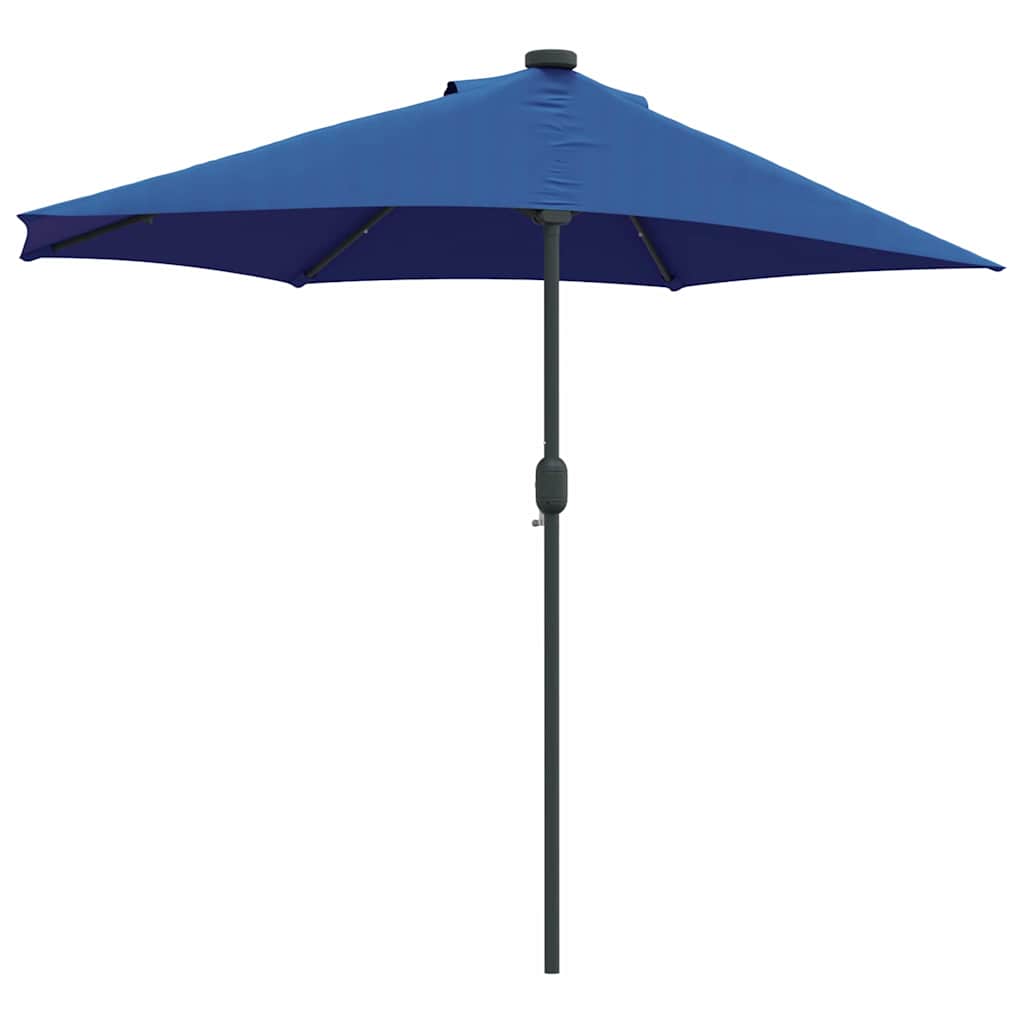 Garten-Sonnenschirm Sand 294 x 150 x 223 cm Polyester und Stahl