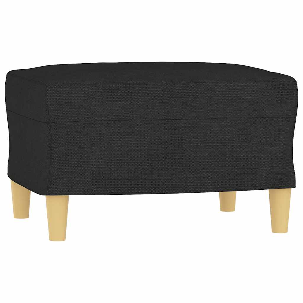 Fußhocker Hellgrau 60x50x41 cm Stoff