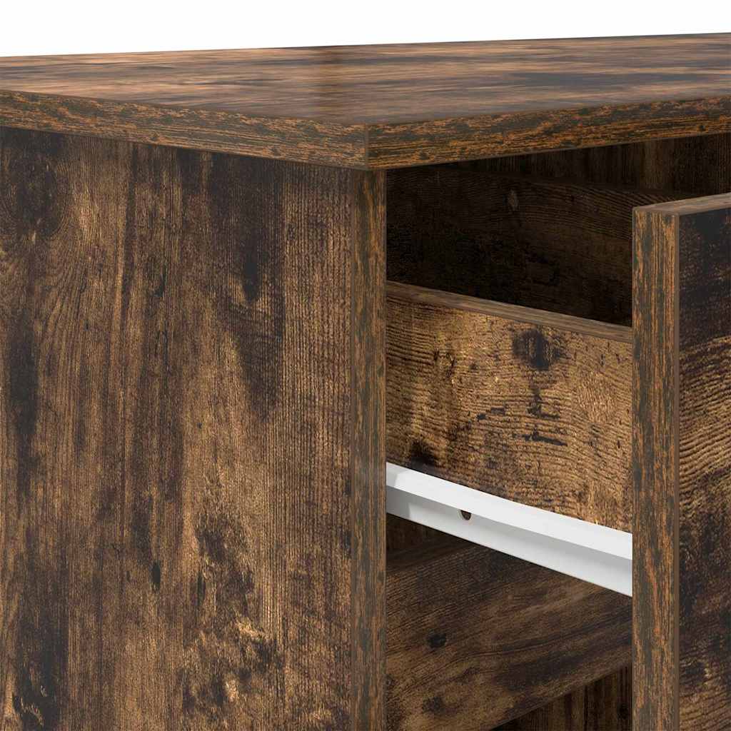 Schreibtisch mit Schubladen Weiß 140 x 49 x 76 cm Holzwerkstoff