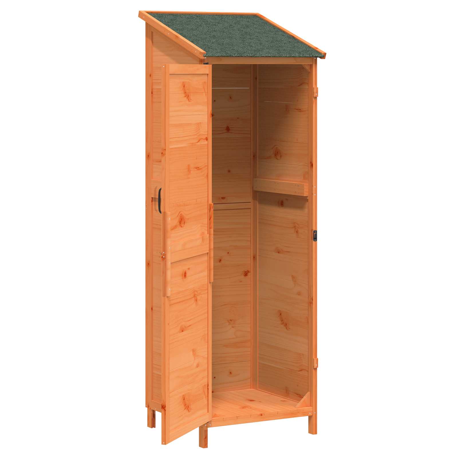Gartenschuppen Natur 59,5 x 56 x 113,5 cm Massivholz aus Fichte