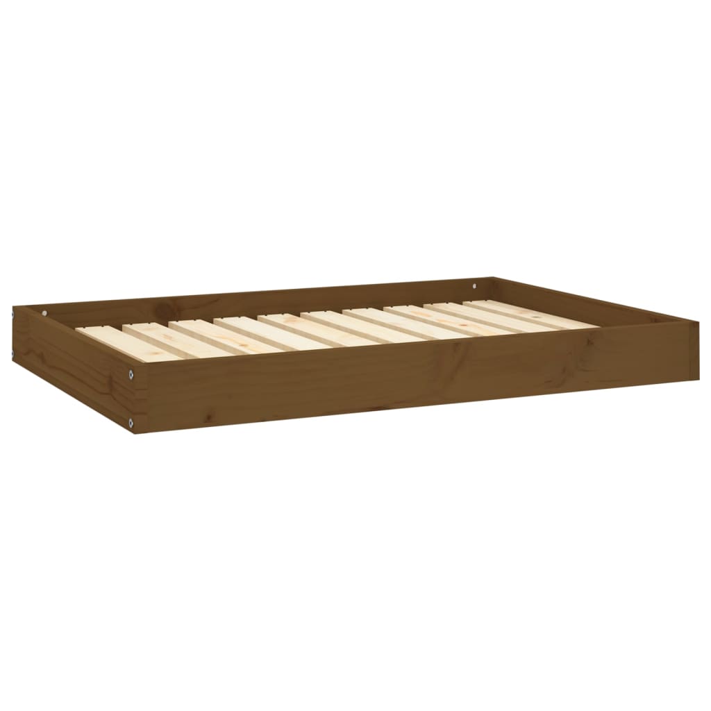 Hundebett 51,5x44x9 cm Massivholz Kiefer