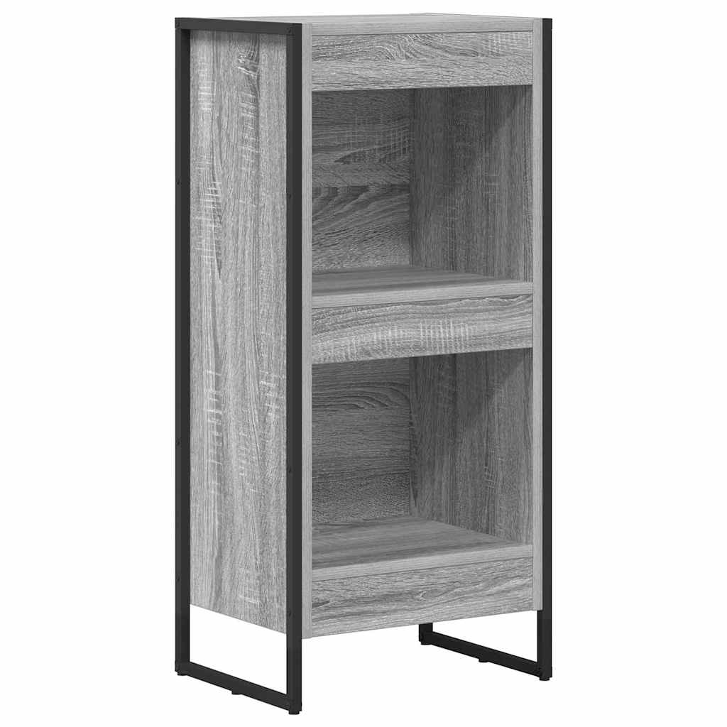 Bücherregal 2 pcs Schwarz Eichen-Optik 60 x 30 x 189,5 cm