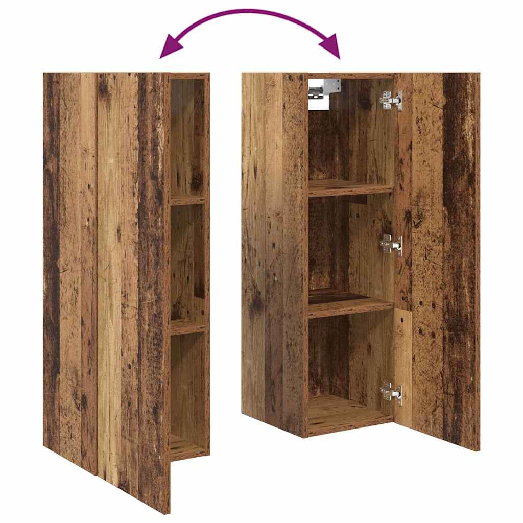 3-tlg. TV-Schrank-Set Weiß Holzwerkstoff