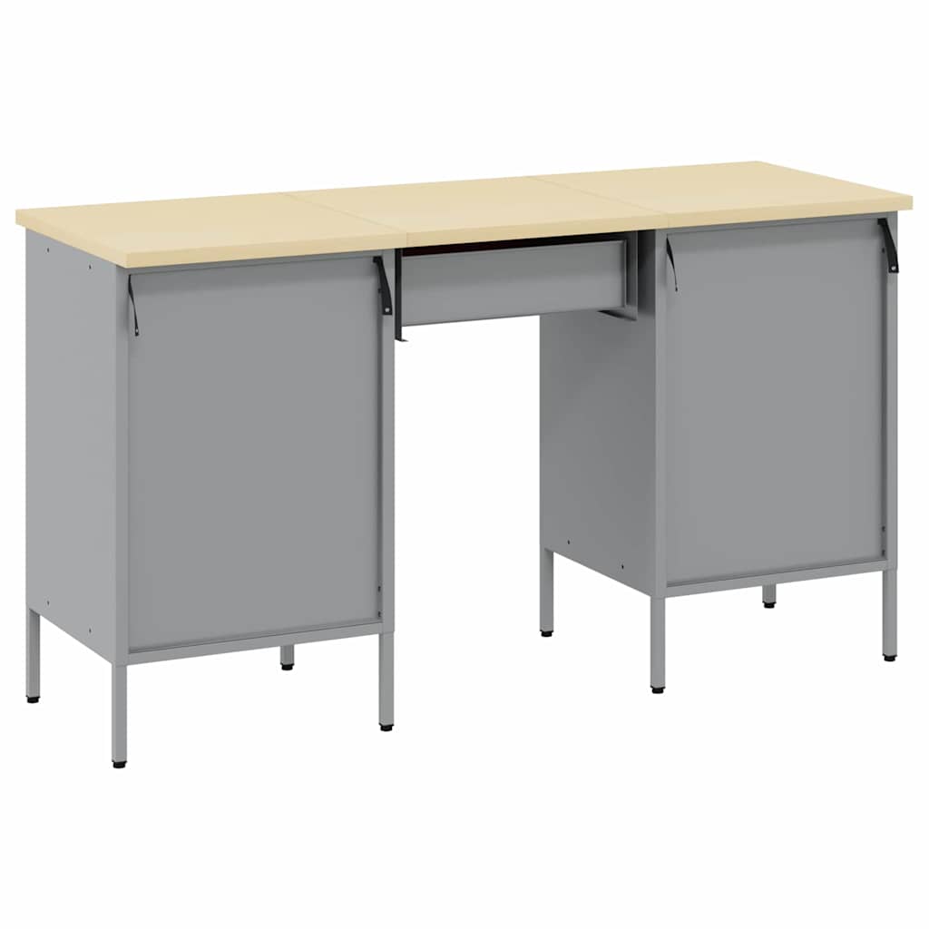 Werkbank mit Schubladen 2 pcs Rot und Grau 100 x 55 x 85 cm