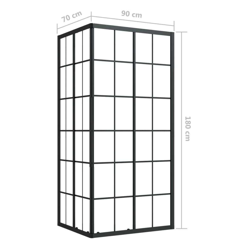 Duschkabine ESG 70x70x180 cm