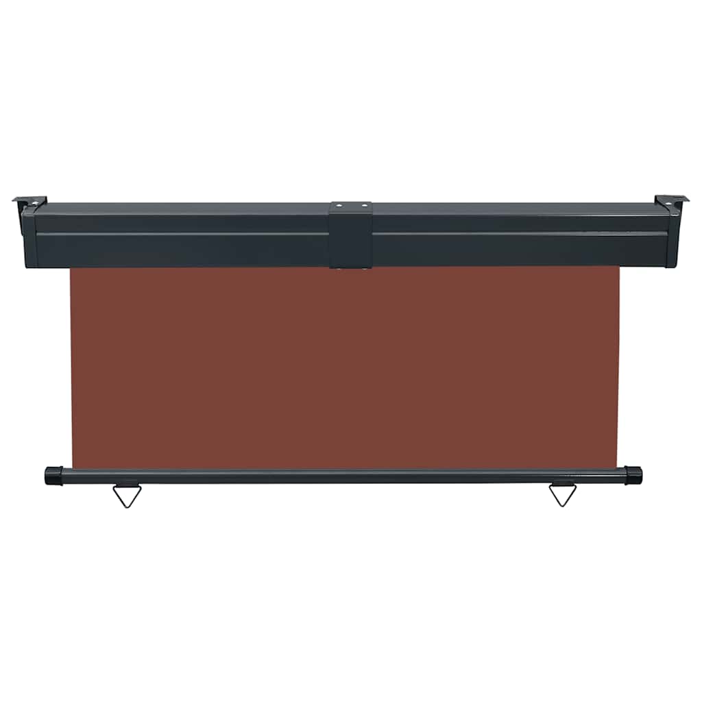 Balkon Seitenmarkise 60 x 250 cm 100% Polyester Eisen Stahl