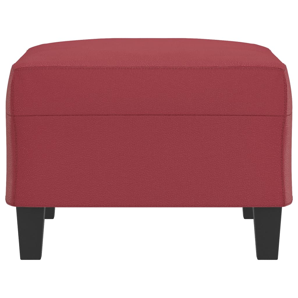 Fußhocker Schwarz 60x50x41 cm Kunstleder