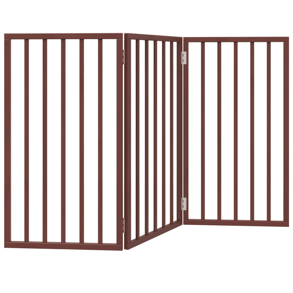 Hundegitter Faltbar 3 Paneele 150 cm Pappelholz