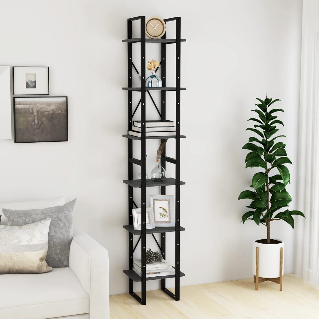 Bücherregal 3 Fächer Weiß 40x30x105 cm Holzwerkstoff