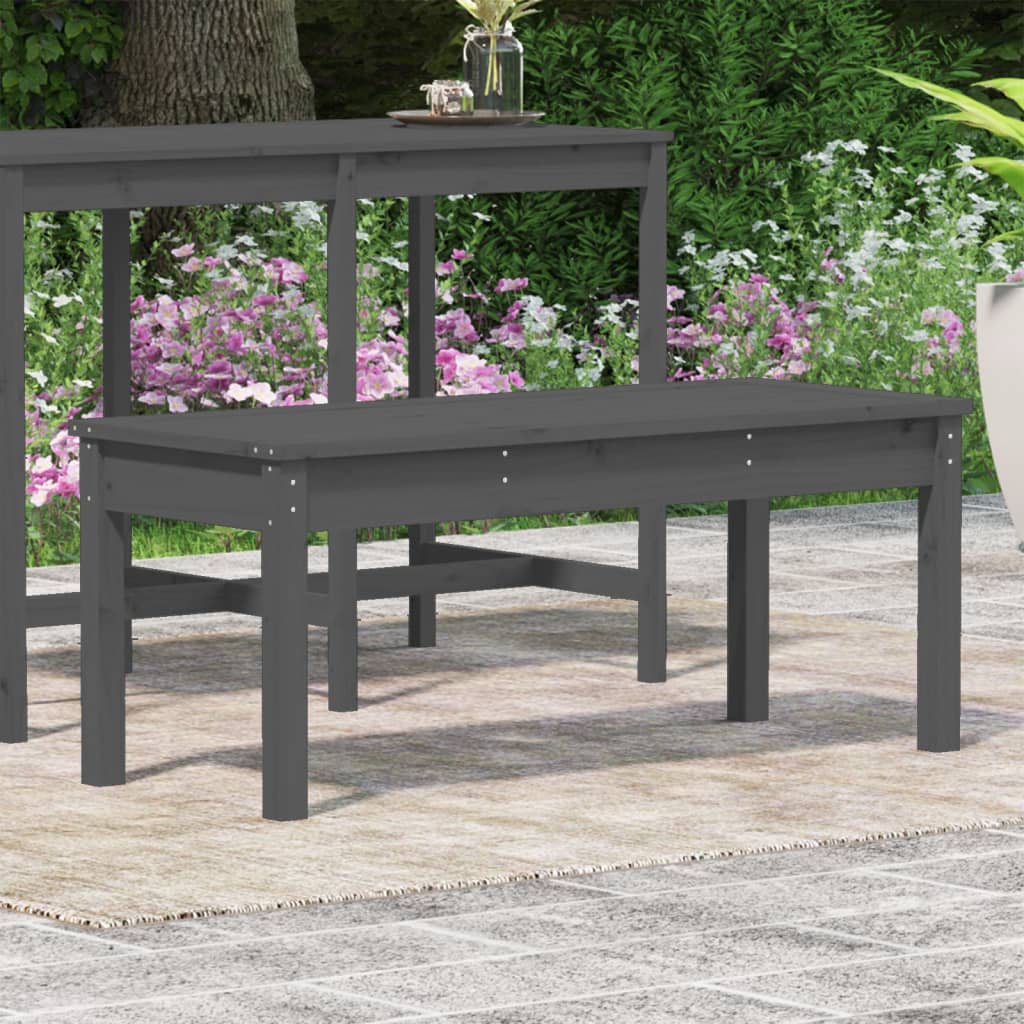 Gartenbank 50x44x45 cm Massivholz Kiefer