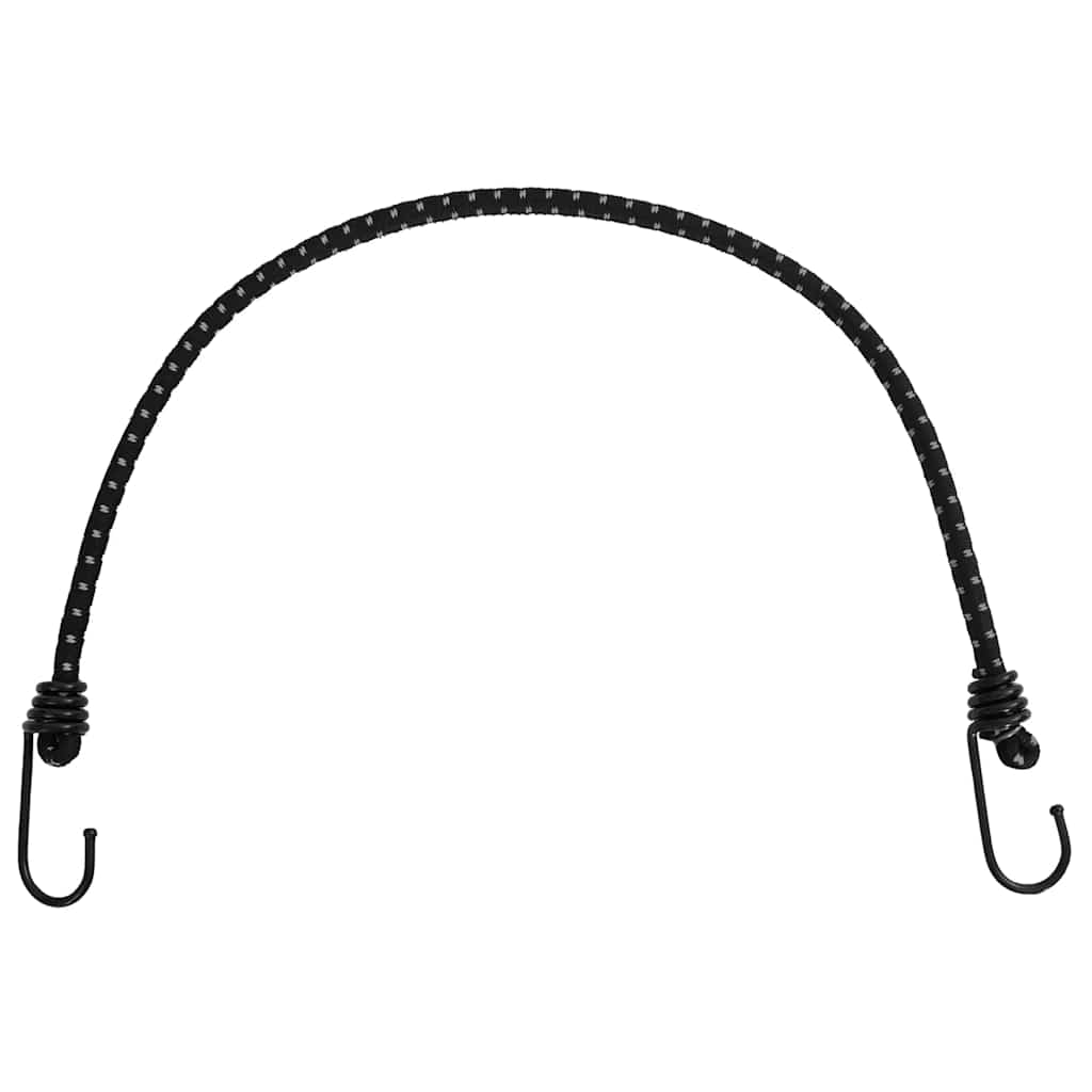 Gummiseile Reflektierend mit Haken 25 Stk. 38 cm