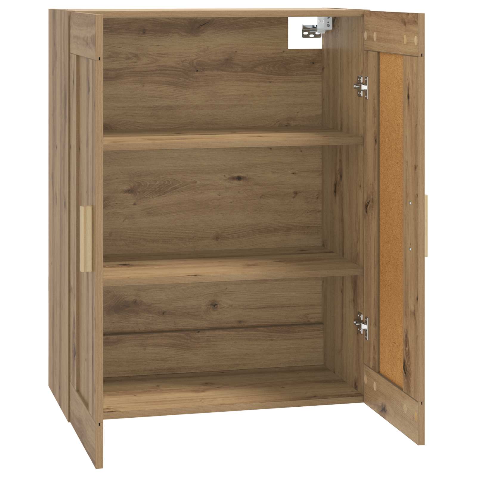 Wandschrank Weiß 69,5x32,5x90 cm Holzwerkstoff
