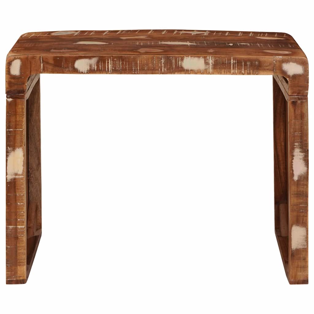 Beistelltisch Braun 60 x 35 x 46 cm Massivholz Mango