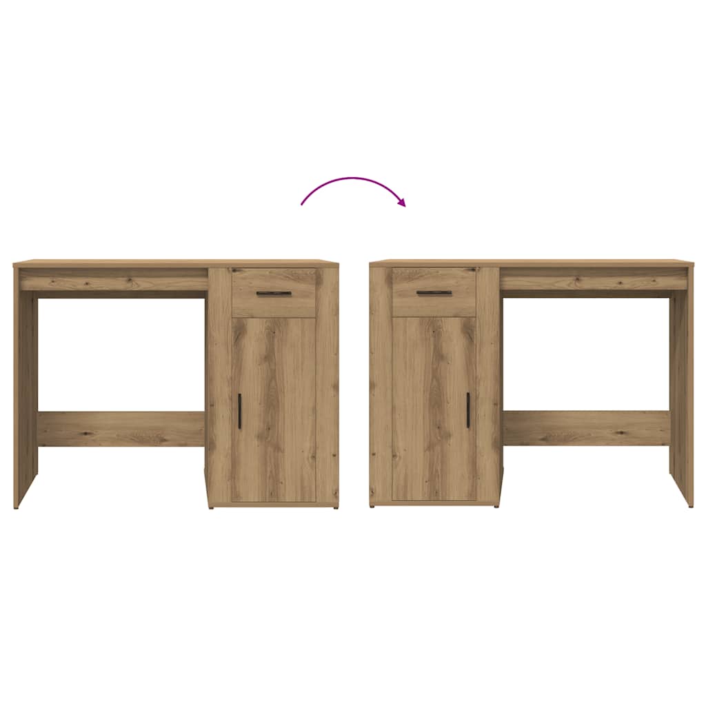 Schreibtisch Weiß 100x49x75 cm Holzwerkstoff
