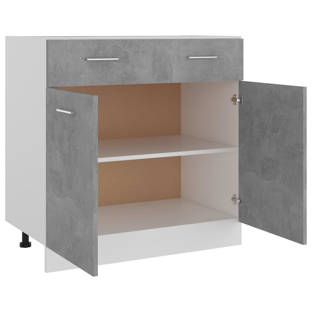 Spülenunterschrank Sonoma-Eiche 80x46x81,5 cm Holzwerkstoff