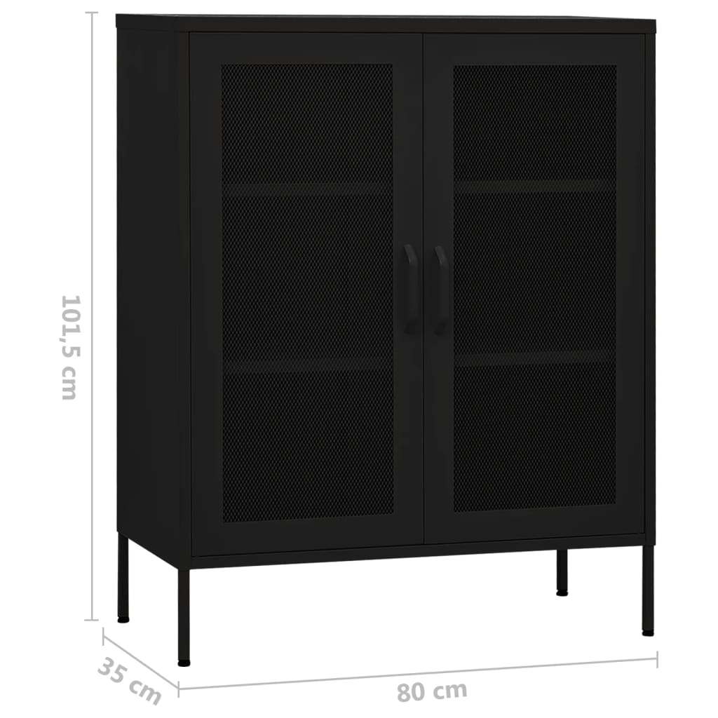 Lagerschrank Olivgrün 80x35x101,5 cm Stahl