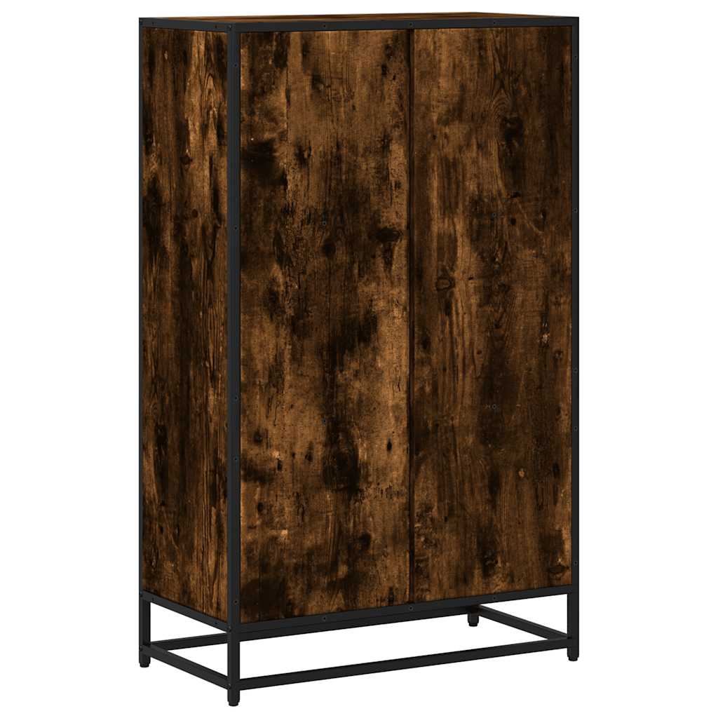 Bücherregal Schwarz 97,5x33x107,5 cm Holzwerkstoff und Metall