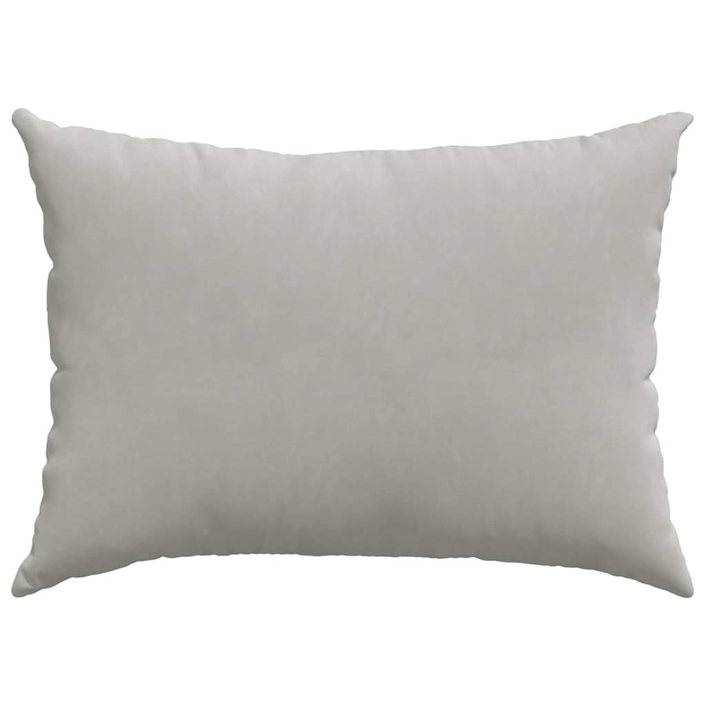 Sofakissen 2 Stück Taupe 50 x 30 cm Stoff