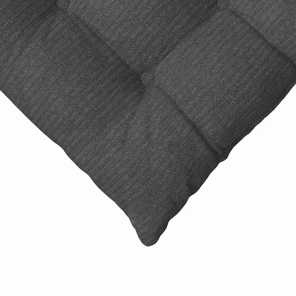Sitzkissen 4 pcs Hellgrau 40 x 40 x 6 cm Cordstoff