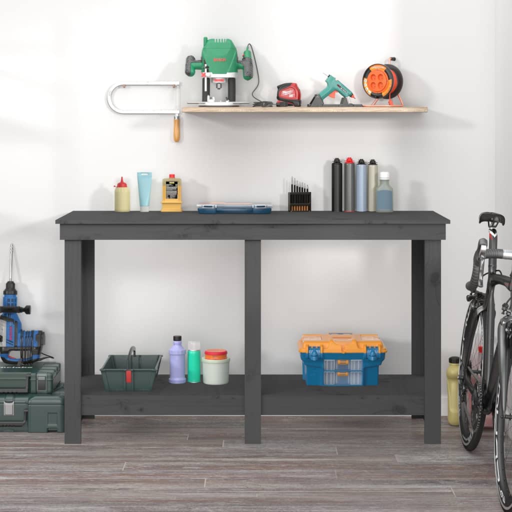 Werkbank 80x50x80 cm Massivholz Kiefer