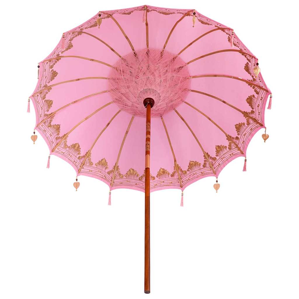 Balinesischer Sonnenschirm Creme 185 x 185 x 260 cm