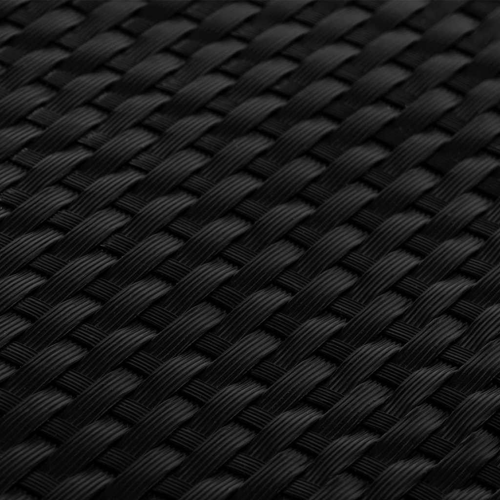 Balkon-Sichtschutz Anthrazit 300x90 cm Poly Rattan