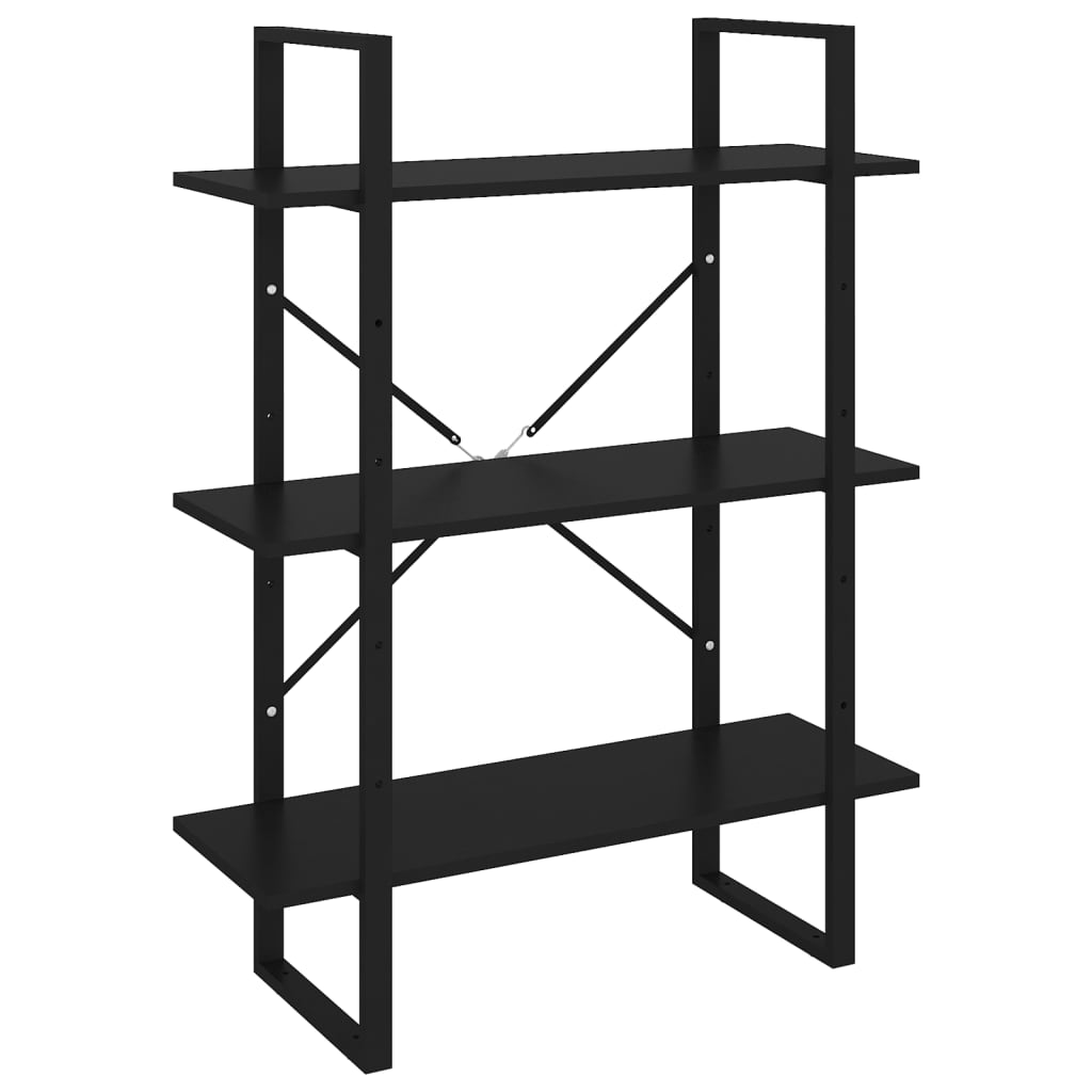 Bücherregal Weiß 80x30x105 cm Holzwerkstoff