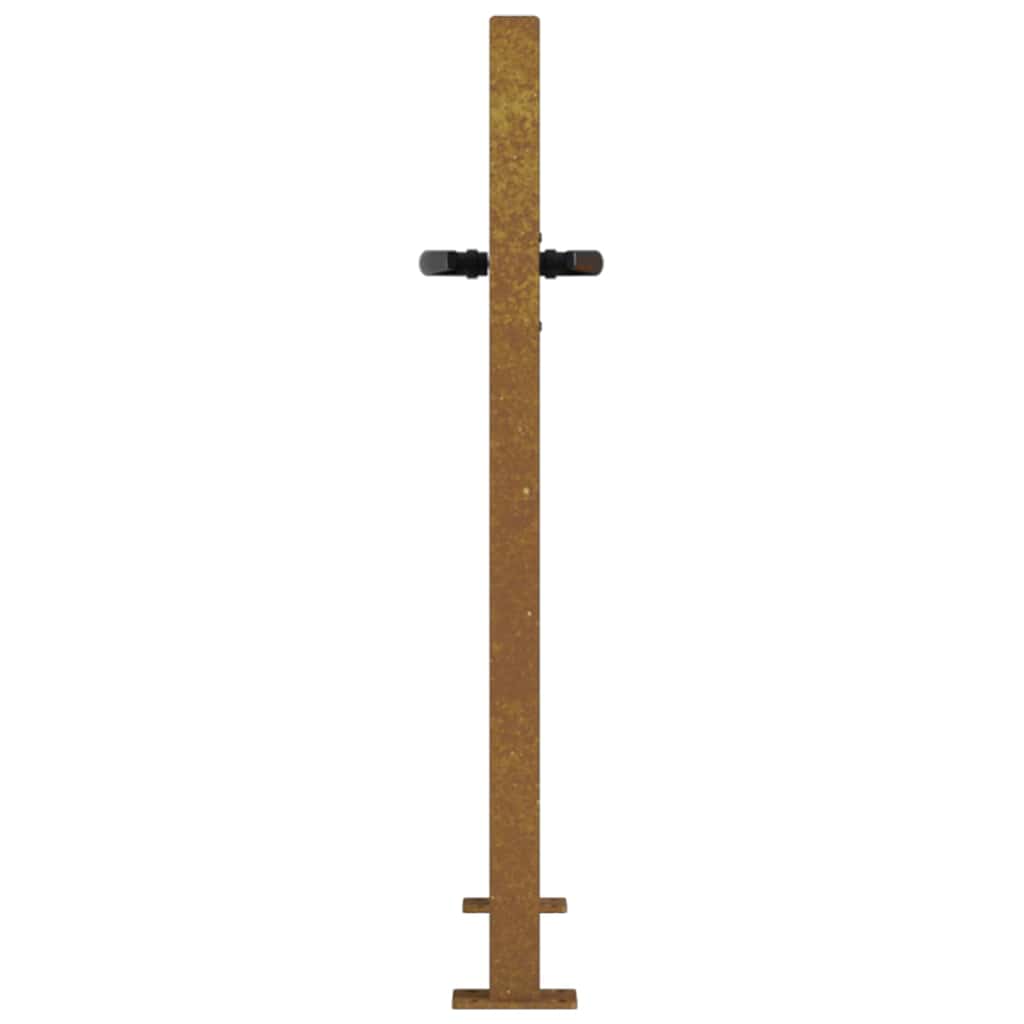 Gartentor 100x75 cm Cortenstahl Baumdesign