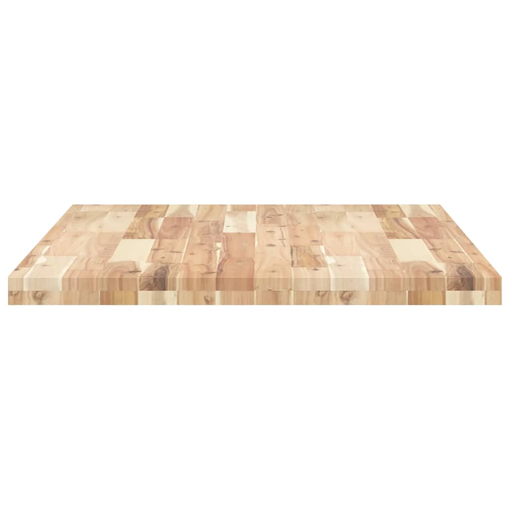 Schreibtischplatte Unbehandelt 60x50x2 cm Massivholz Akazie