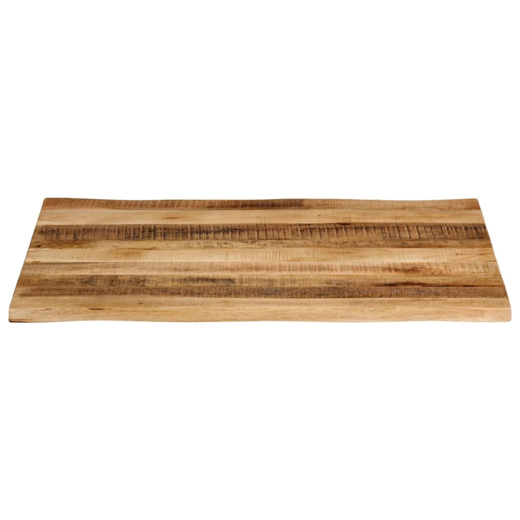 Tischplatte 40x40x2,5 cm Rechteckig Massivholz Akazie Baumkante