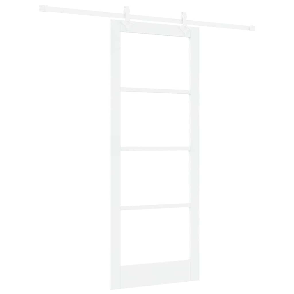 Schiebetür ORKDAL Natürlich und Schwarz 61 x 198,5 cm
